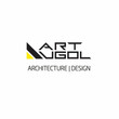 Logo studiya arhitektury i dizayna art ugol small