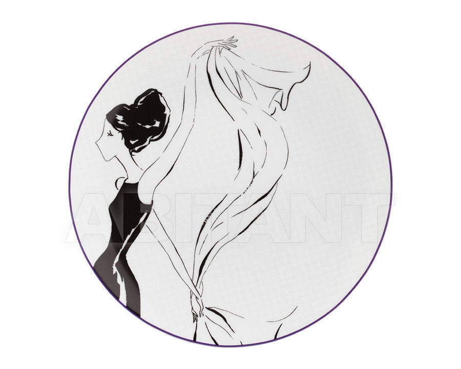 Купить Тарелка мелкая Haviland Divine - Véronique Lataste T1 0763 1021 848F