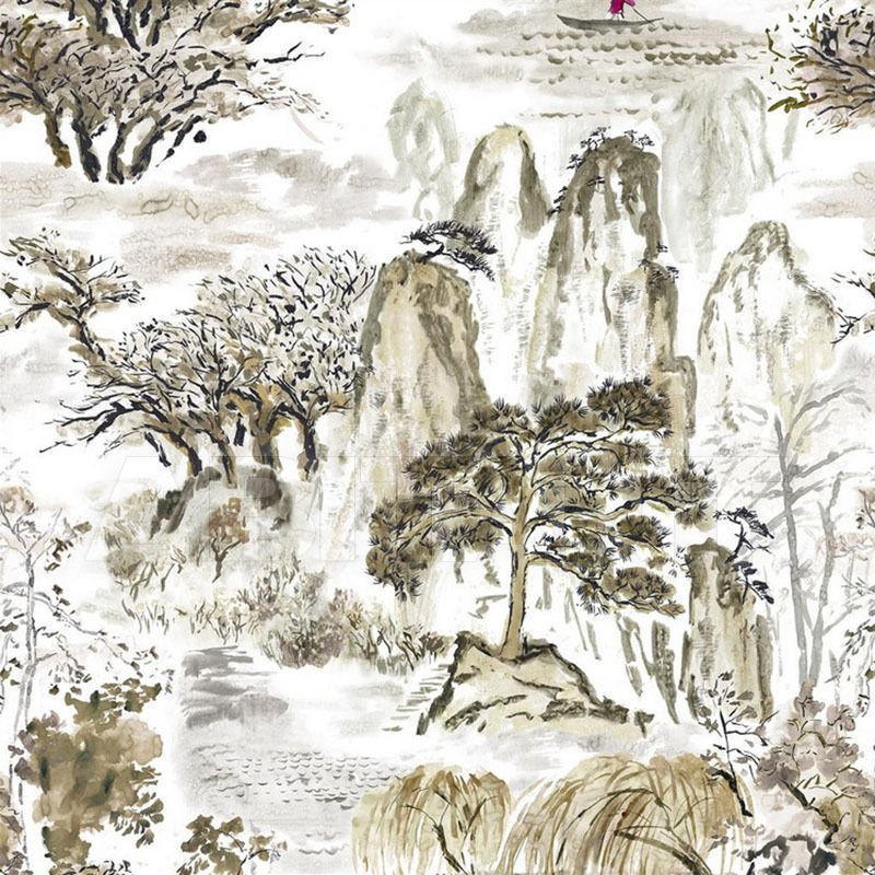Купить Портьерная, обивочная ткань JADE TEMPLE - ECRU Designers Guild Shanghai Garden Fabrics FDG2296/02