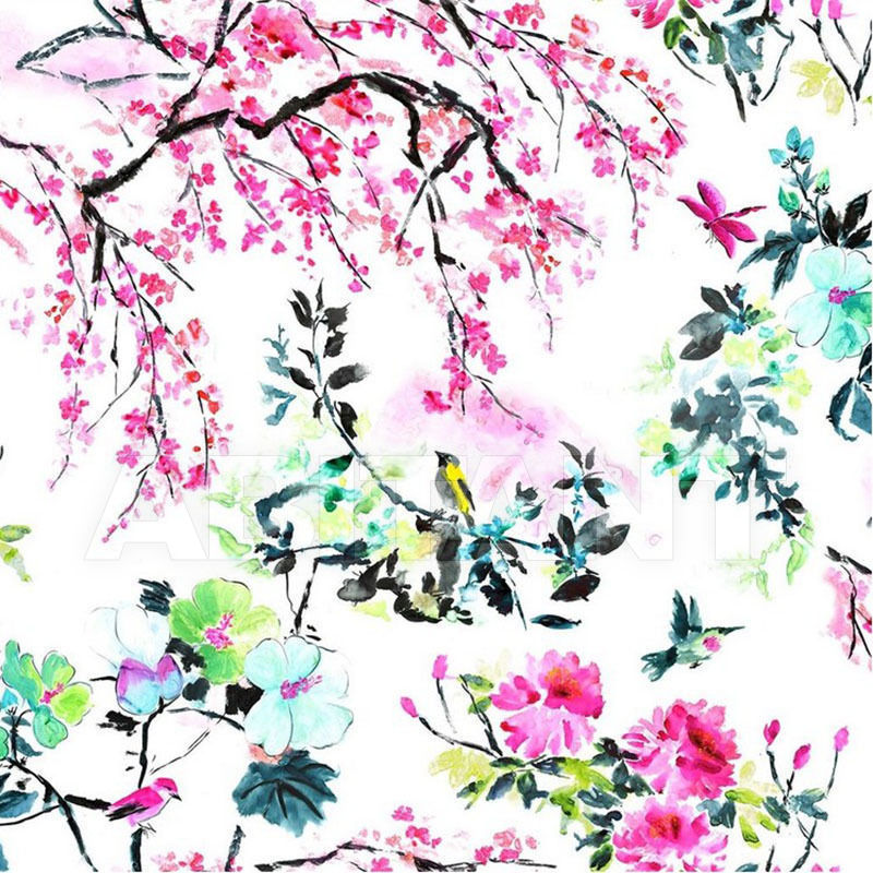Купить Интерьерная ткань CHINOISERIE FLOWER - PEONY Designers Guild Shanghai Garden Fabrics FDG2303/01