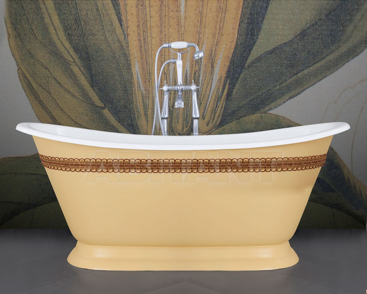 Купить Ванна Galleon Hurlingham Bath Company  2015 Galleon in Sudbury Yellow with Houles Antica Braiding