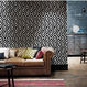 Бумажные обои HORIZONS IKAT FLOCK NOIR Casamance HORIZONS 9650121 Современный / Скандинавский / Модерн