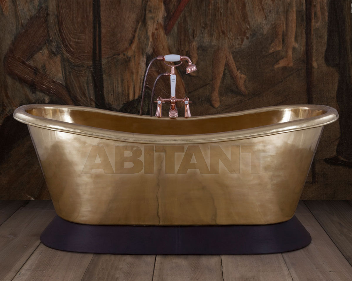 Купить Ванна Brass Bateau Hurlingham Bath Company  2015 Brass Bateau Leather Plinth