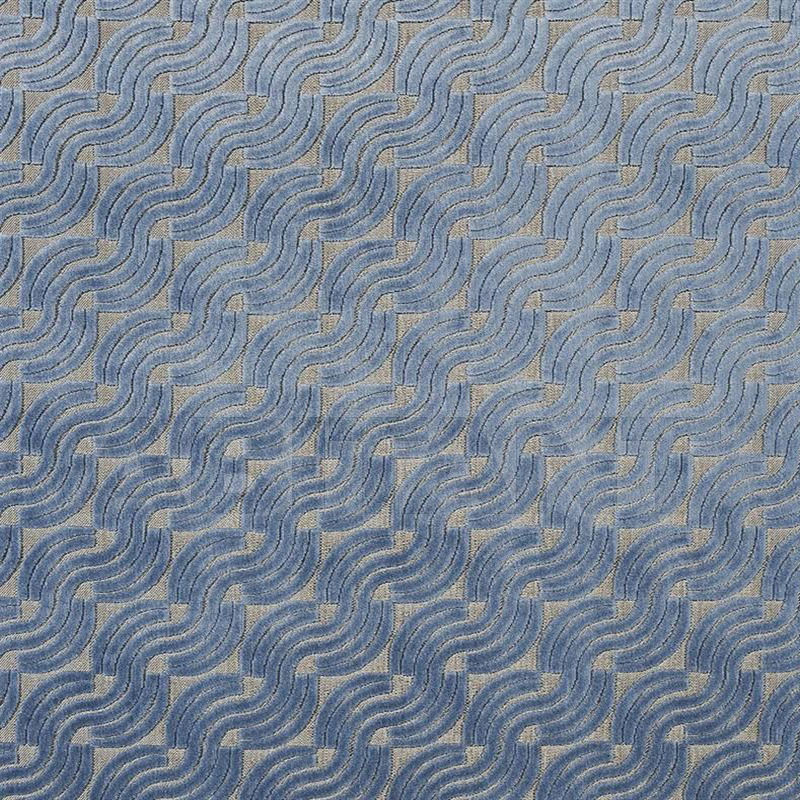 Купить Обивочная ткань WALKER ART ALASKAN BLUE/WHITE Casamance MINNEAPOLIS 7590113