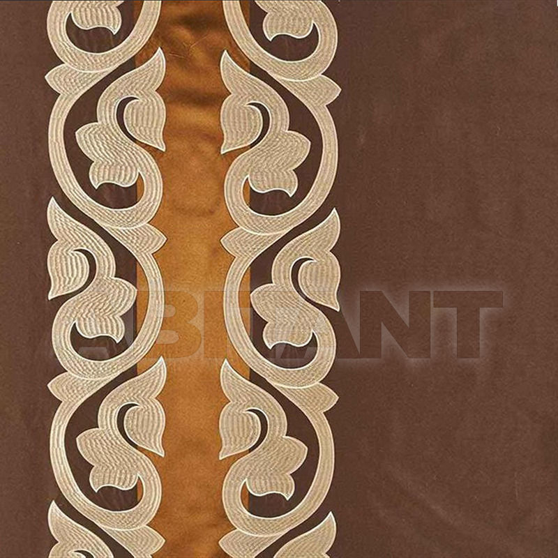 Купить Портьерная ткань DAFNE STRIPES TOFFEE/COCOA - CHAMPAGNE EMB Casamance OTTAVIO 5450486