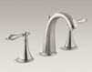 Смеситель для раковины Finial Traditional Kohler 2015 K-310-4M-AF Современный / Скандинавский / Модерн