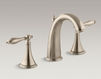Смеситель для раковины Finial Traditional Kohler 2015 K-310-4M-AF Современный / Скандинавский / Модерн