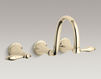 Смеситель настенный Finial Traditional Kohler 2015 K-T343-4M-CP Классический / Исторический / Английский