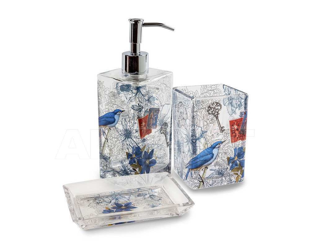 Купить Набор для ванной комнаты BLU BIRDS CIPI’ Srl Accessori d'appoggio CP908/42/BL + CP905/42/BL + CP907/42/BL