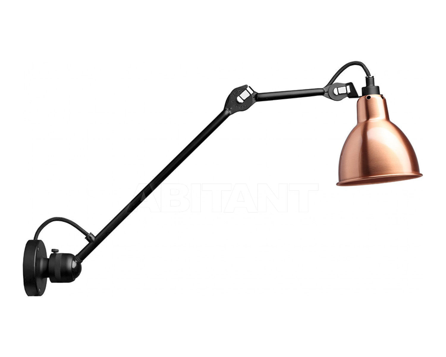Купить Светильник настенный La Lampe Gras by DCW éditions GRAS LAMPS 304 L 40 BL-COP