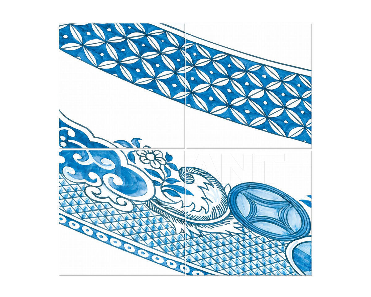 Купить Плитка настенная Ceramica Bardelli  DESIGN BLUE WILLOW 1