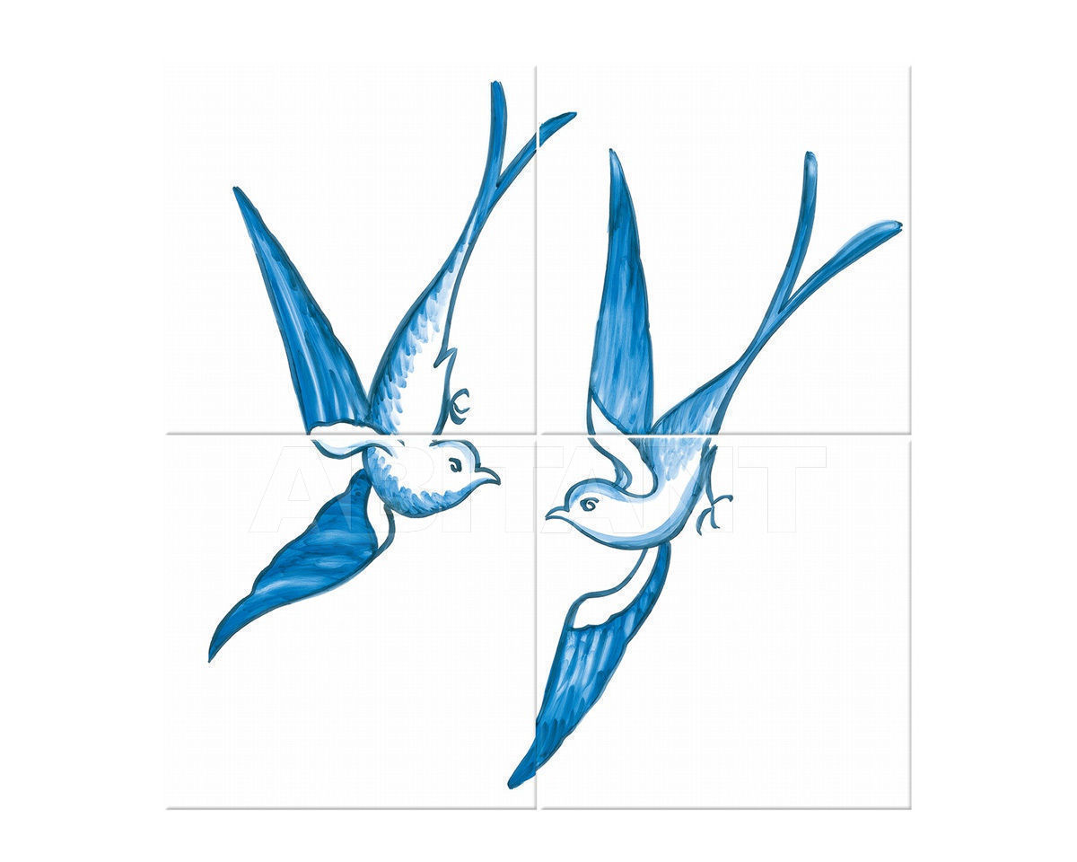 Купить Плитка настенная Ceramica Bardelli  DESIGN BLUE WILLOW 2