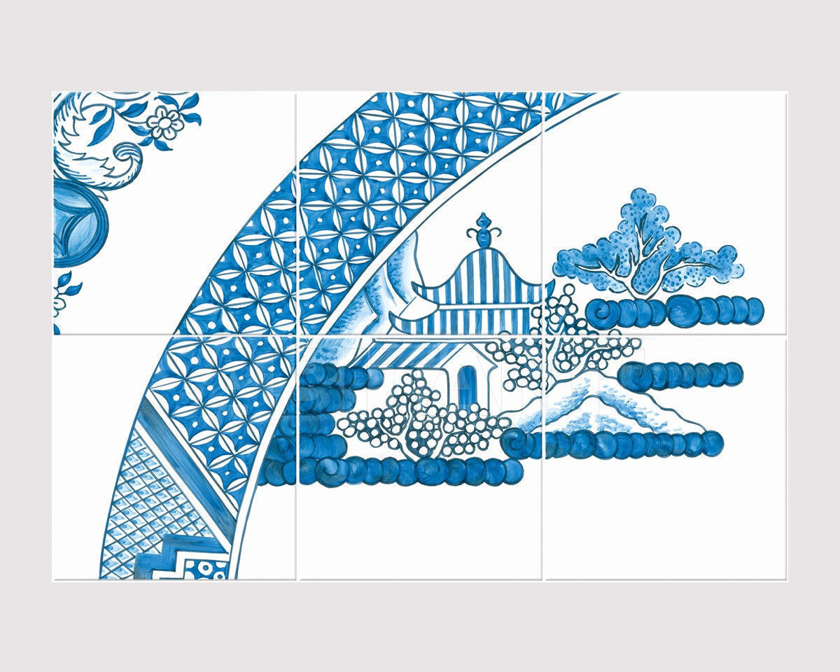 Купить Плитка настенная Ceramica Bardelli  DESIGN BLUE WILLOW 4