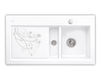 Раковина накладная SUBWAY 50 Villeroy & Boch Kitchen 6713 02 KR Современный / Скандинавский / Модерн