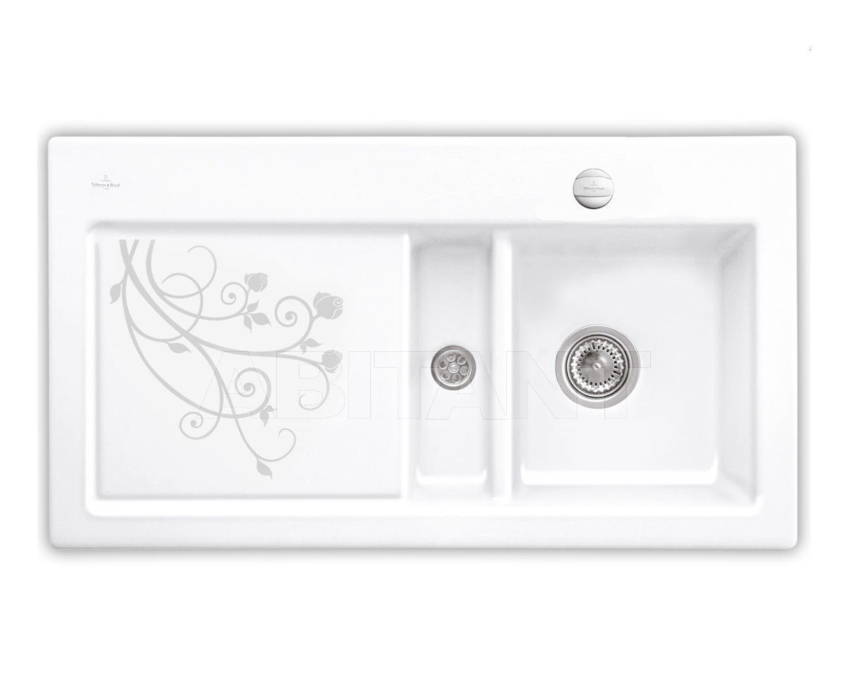 Купить Раковина накладная SUBWAY 50 Villeroy & Boch Kitchen 6713 02 KW