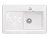 Раковина накладная SUBWAY 45 Villeroy & Boch Kitchen 6714 02 KG Современный / Скандинавский / Модерн