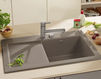 Раковина накладная SUBWAY 45 Villeroy & Boch Kitchen 6714 02 KG Современный / Скандинавский / Модерн