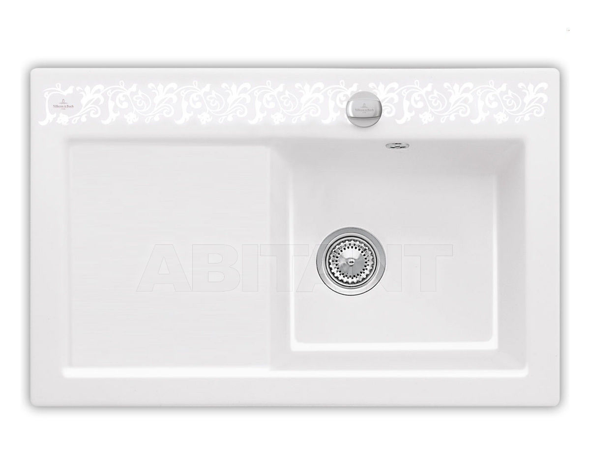 Купить Раковина накладная SUBWAY 45 Villeroy & Boch Kitchen 6714 02 KT