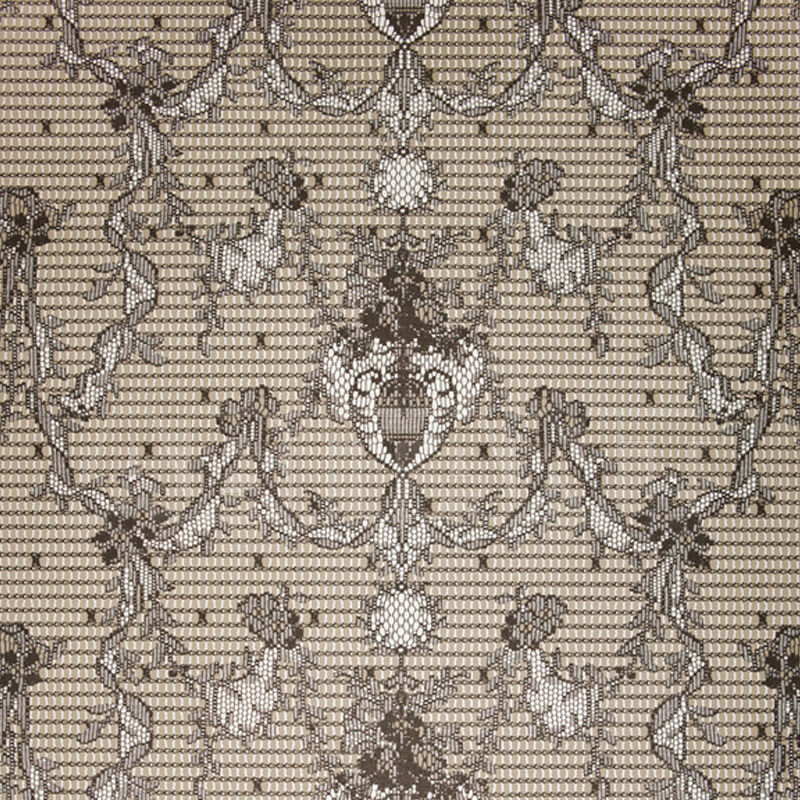 Купить Бумажные обои RIBBON DAMASK MYB   PAPER LACE WA67-01 Black Silver