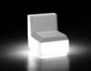 Кресло для террасы BIG CUT MODULE Plust LIGHTS 8280 A4182+YELLOW Минимализм / Хай-тек