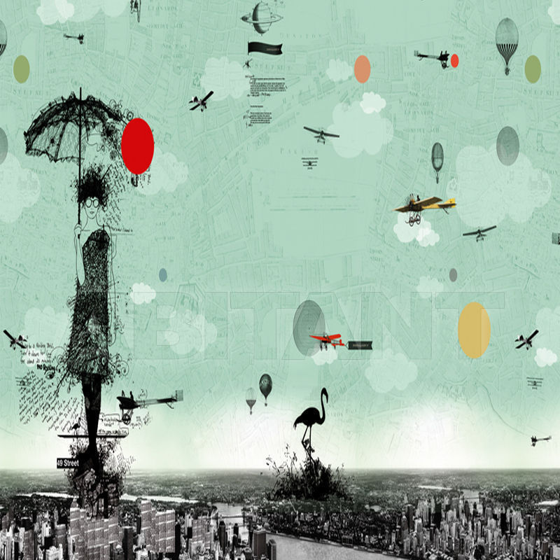 Купить Виниловые обои SARAH Wall&Decò  CONTEMPORARY WALLPAPER WDSH1301