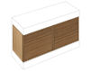 Тумба PURE STONE Villeroy & Boch Bathroom and Wellness 9584 00 00 Современный / Скандинавский / Модерн