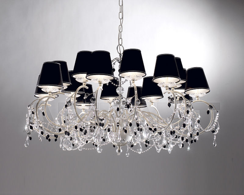 Купить Люстра Tredici Design ROSES 1355.16 CP Black