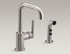 Смеситель для кухни Purist Kohler 2015 K-7511-BL Современный / Скандинавский / Модерн