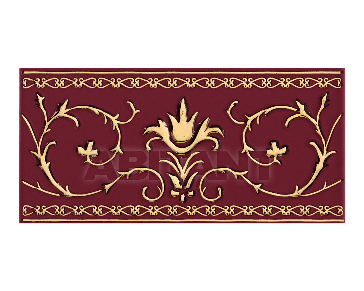 Купить Фриз GRAND ELEGANCE GOLD Petracer's Ceramics Pregiate Ceramiche Italiane B NARCIS A 01