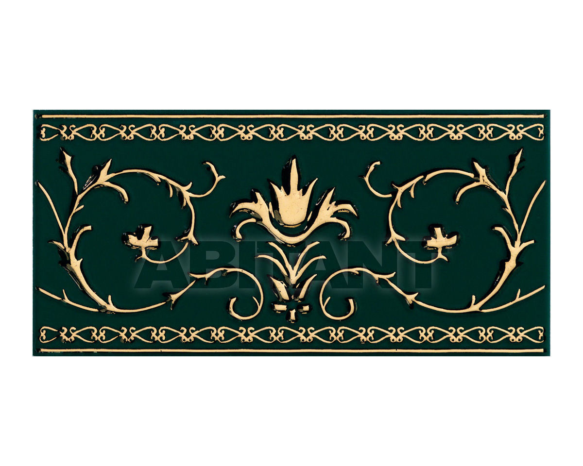 Купить Фриз GRAND ELEGANCE GOLD Petracer's Ceramics Pregiate Ceramiche Italiane B NARCIS A 09