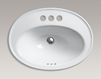 Раковина накладная Serif Kohler 2015 K-2075-4-0 Современный / Скандинавский / Модерн