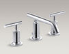 Смеситель для раковины Purist Kohler 2015 K-14410-4-BN Современный / Скандинавский / Модерн