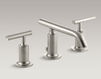 Смеситель для раковины Purist Kohler 2015 K-14410-4-SN Современный / Скандинавский / Модерн