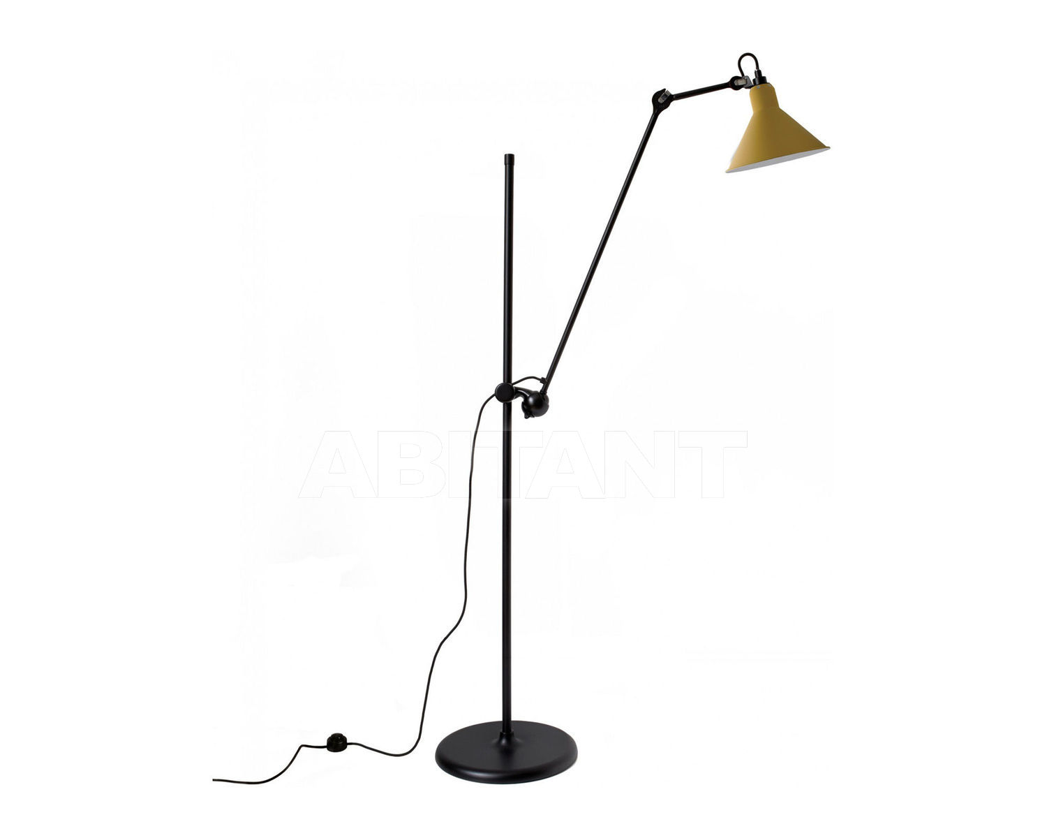 Купить Лампа напольная La Lampe Gras by DCW éditions GRAS LAMPS 215 L BL-YELLOW