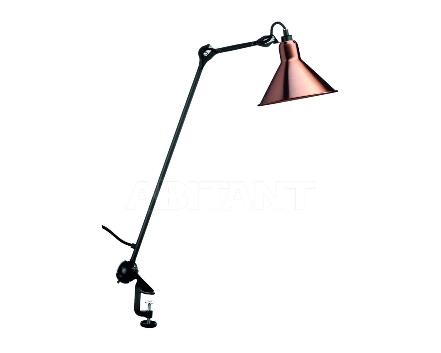 Купить Лампа настольная La Lampe Gras by DCW éditions GRAS LAMPS 201 BL-COP-WH