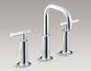 Смеситель для раковины Purist Kohler 2015 K-14407-4-SN Современный / Скандинавский / Модерн