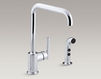 Смеситель для кухни Purist Kohler 2015 K-7508-SN Современный / Скандинавский / Модерн