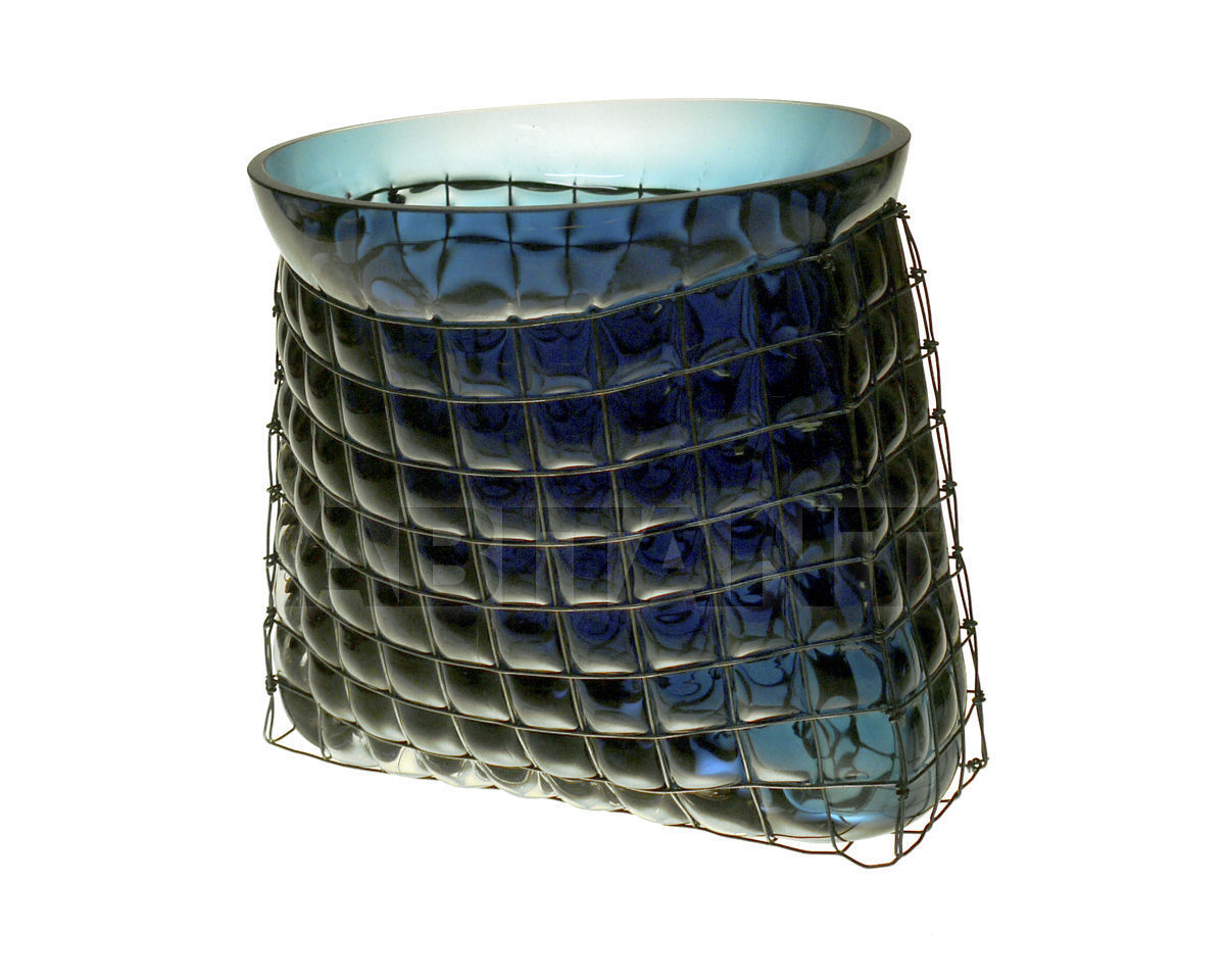 Купить Ваза Vanessa Mitrani COLORS Grid Bag Small Duck Blue