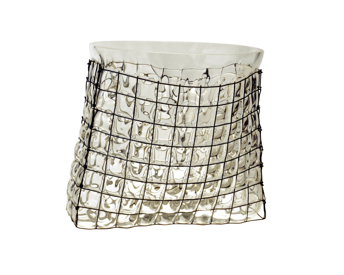 Купить Ваза Vanessa Mitrani COLORS Grid Bag Small Transparent