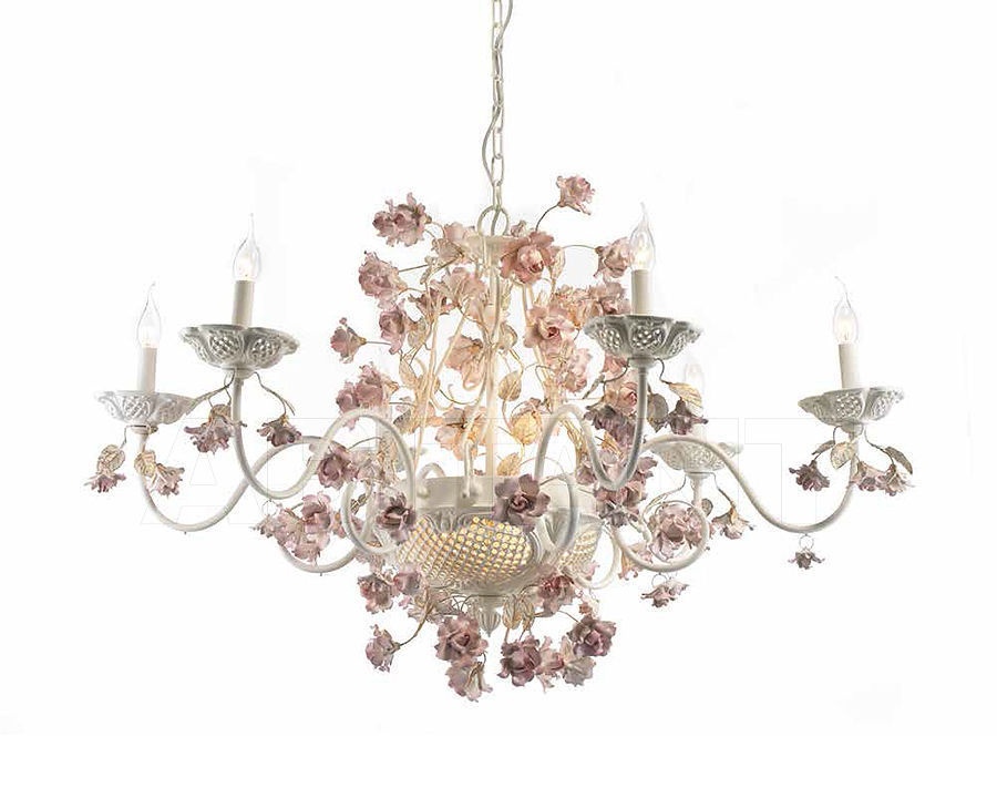 Купить Люстра Ceramiche Lorenzon  2015 LL.72/BS/R/6F
