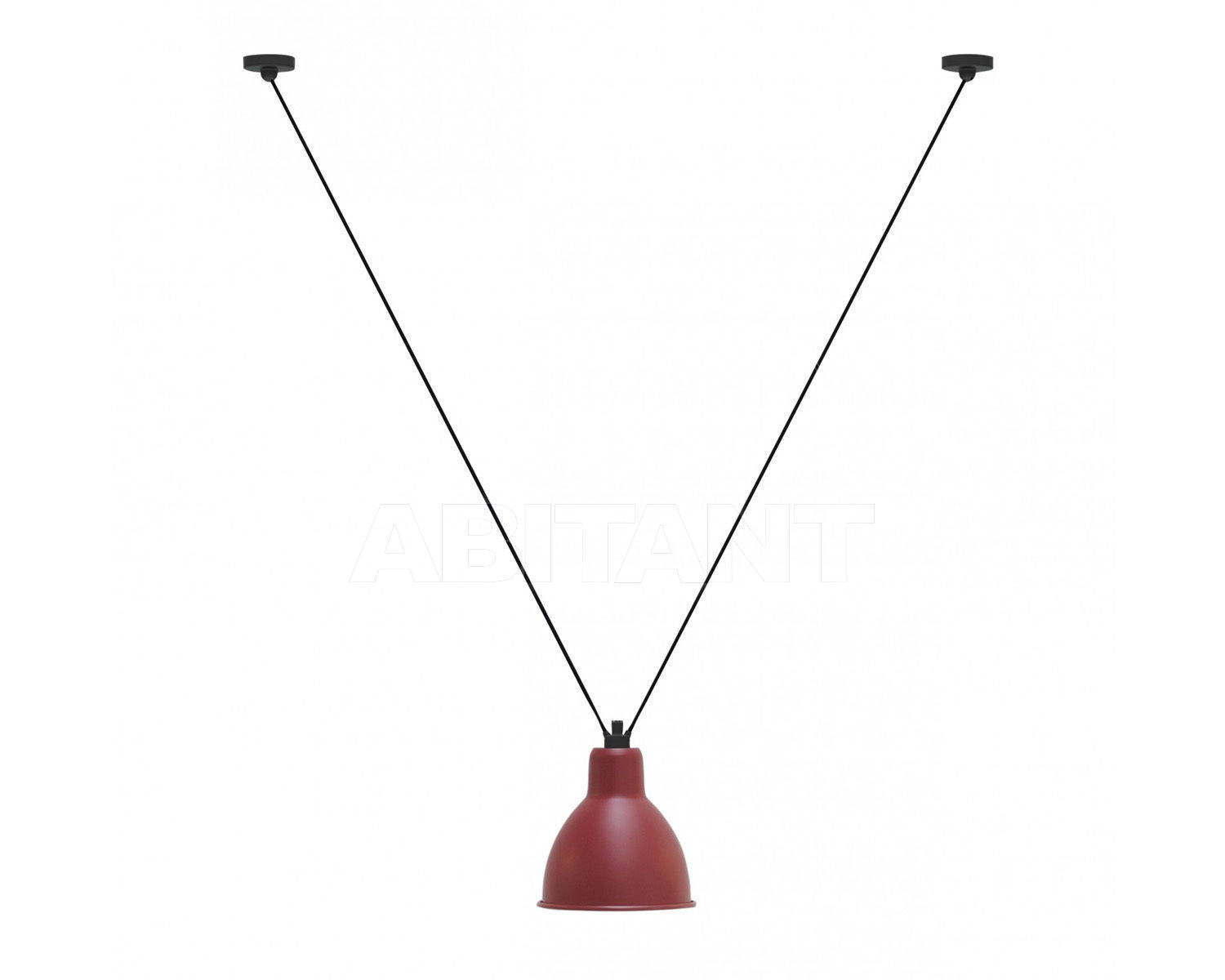 Купить Светильник La Lampe Gras by DCW éditions GRAS LAMPS 323 RED ROUND XL