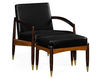 Пуф Jonathan Charles Fine Furniture JC Modern - Cosmo Collection 495585-DLF-L012  Ар-деко / Ар-нуво / Американский