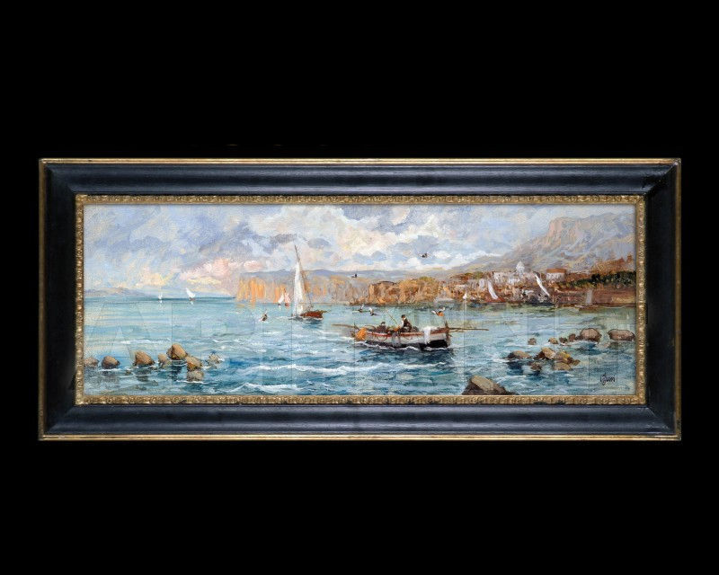Купить Картина The fisherman morning work Barj - Buzzoni s.r.l. IMPRESSIONIST VIEWS 80