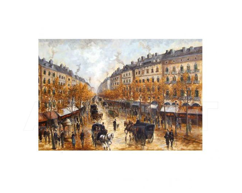 Купить Картина Montmartre boulevard Barj - Buzzoni s.r.l. IMPRESSIONIST VIEWS 29