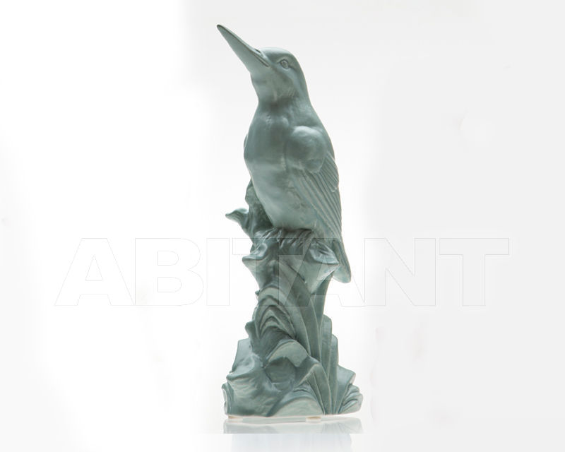 Купить Статуэтка Belted kingfisher REBIRTH by Ceramiche ML Birds B01 Martin pescatore