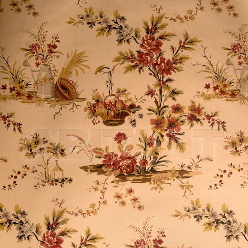 Купить Интерьерная ткань Vervain Charles Faudree Cranberry Avril Red