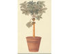 Бумажные обои Iksel  Decorative Panels Potted Palms Papaya Восточный / Японский / Китайский