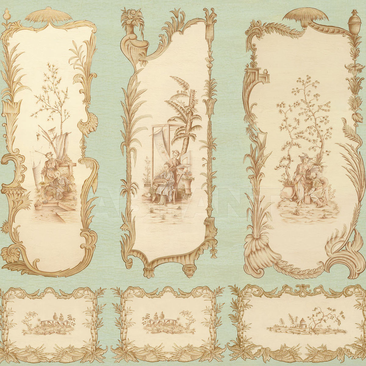 Купить Бумажные обои Iksel  Decorative Panels Chinoiserie