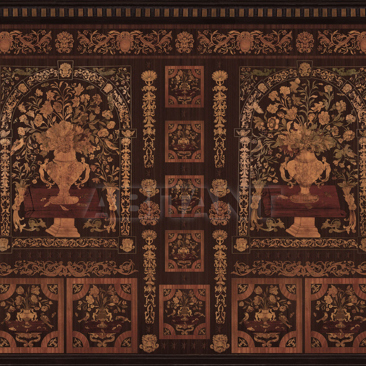 Купить Бумажные обои Iksel  Archive Collection Renaissance Marquetry 