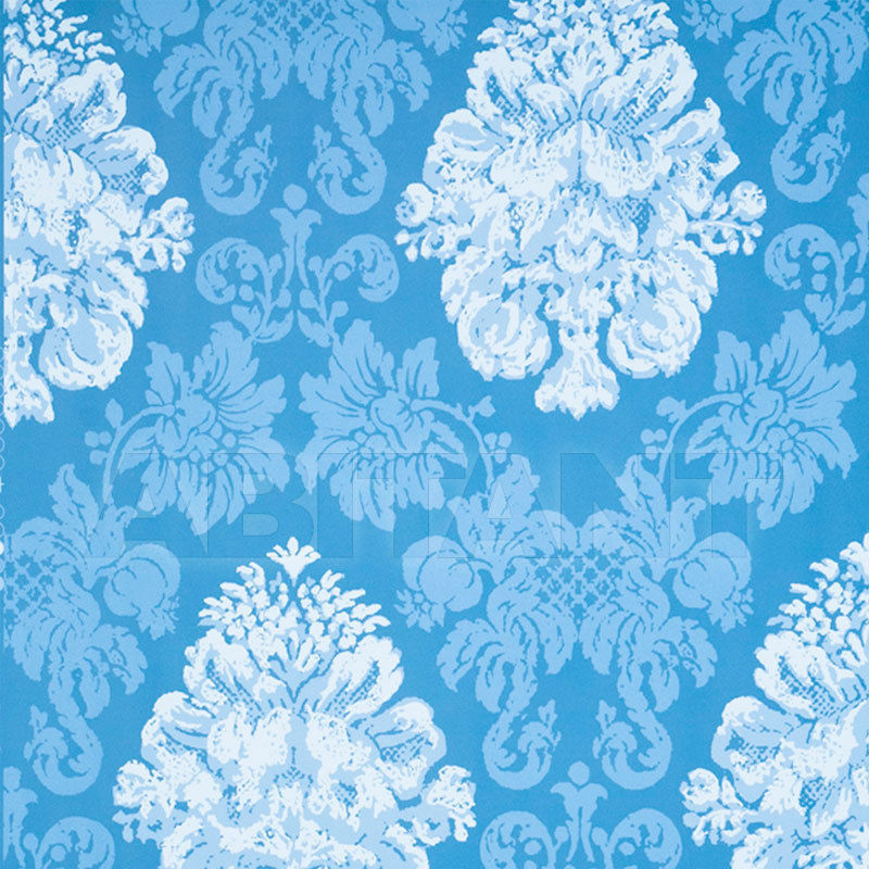 Купить Бумажные обои Stroheim BLUE & WHITE WALLCOVERINGS 1075E MONIQUE S0510